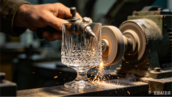 Glassware manufacturing detail